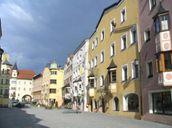 Hauptstraße in Rattenberg (Foto: A. Prock)