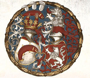 Wappen des Stifters Hans Kummersbrucker und seiner Gattin (Foto: A. Prock)